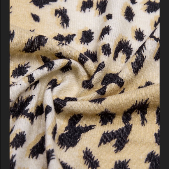 🌟Last 1 ! Leopard Print Open Front Long Cardigan - Picture 5 of 11